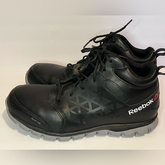 Reebok Sublite Cushion Work - RB4142 Men's Athletic Mid Cut - Black - Picture 9 of 16